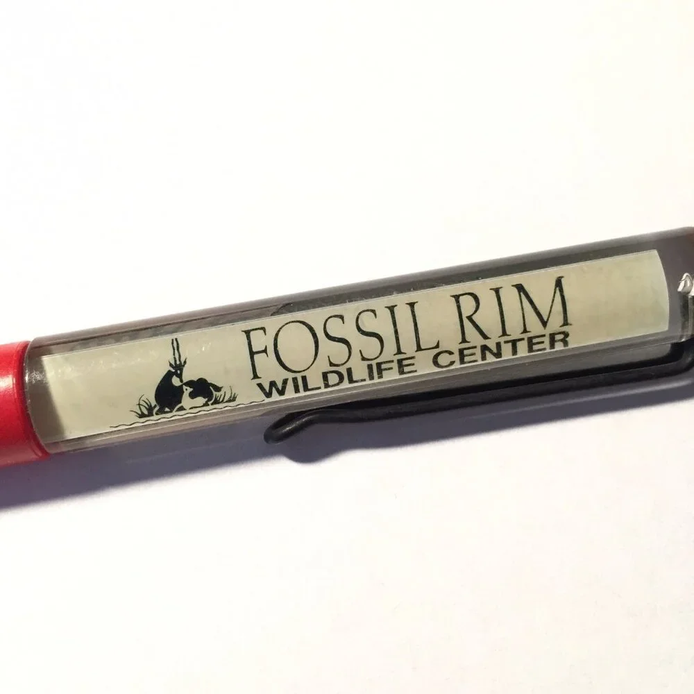 Fossil Rim Wildlife Center Texas Floaty Pen Cheetah Stalks Zebra Zoo Souvenir